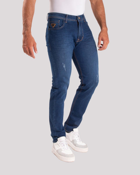 Jean Hombre Oxford 012013 Comfort Azul Medio