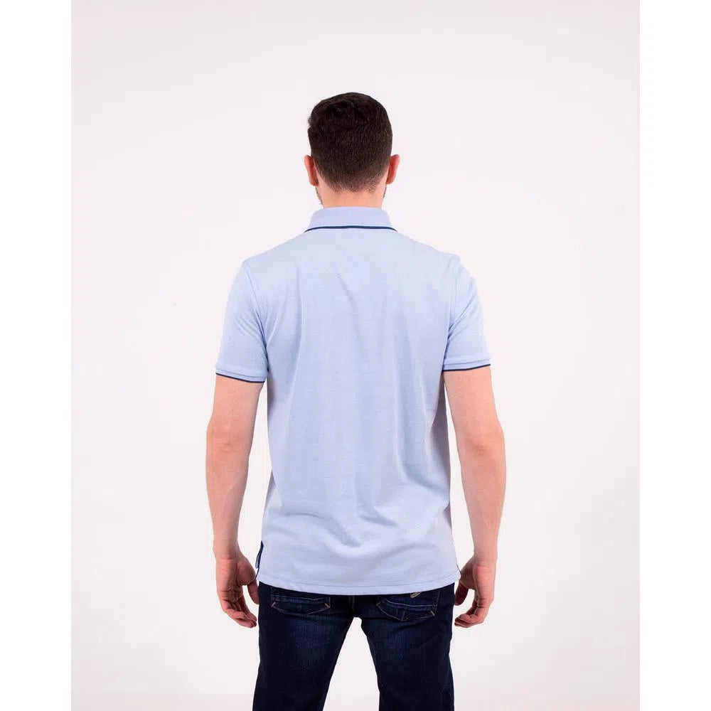 Camiseta Polo Oxford 021963 Celeste
