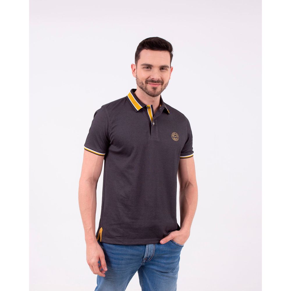 Camiseta Polo Oxford 021964 Gris Plomo
