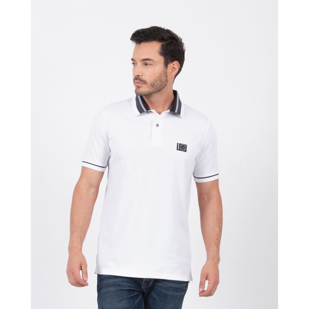 Camiseta Polo Oxford 022047 Blanco