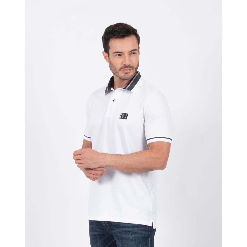 Camiseta Polo Oxford 022047 Blanco