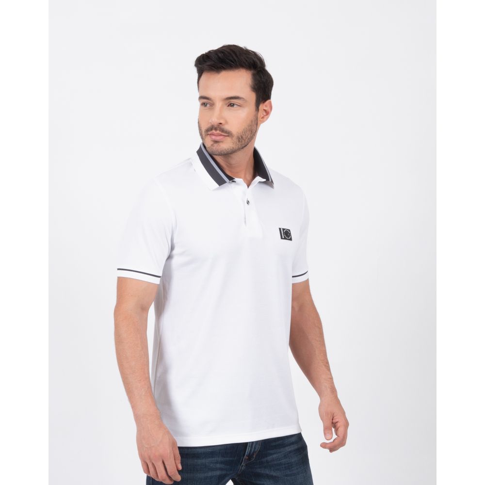 Camiseta Polo Oxford 022047 Blanco