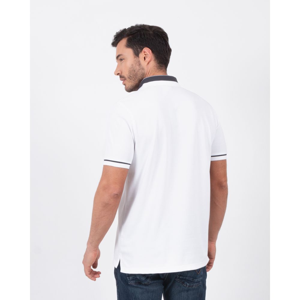 Camiseta Polo Oxford 022047 Blanco
