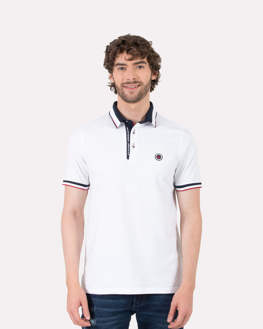 Camiseta Polo Oxford 022104 Blanco