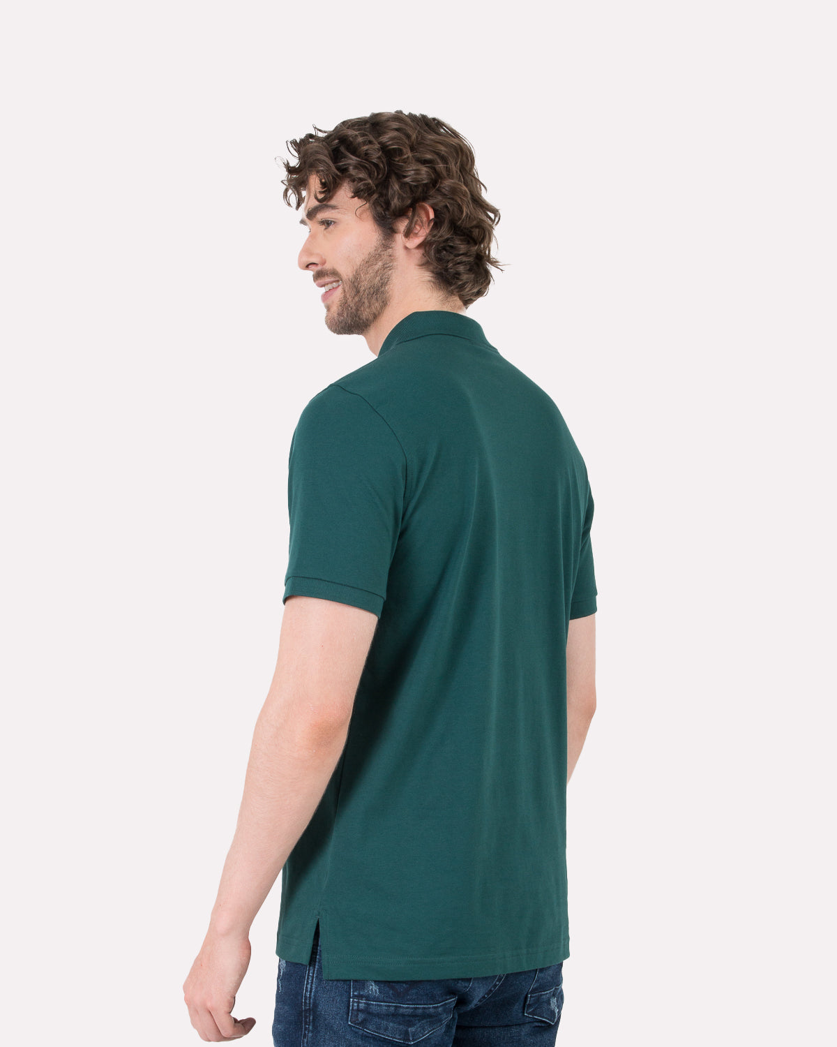 Camiseta Polo Oxford 022146 Verde