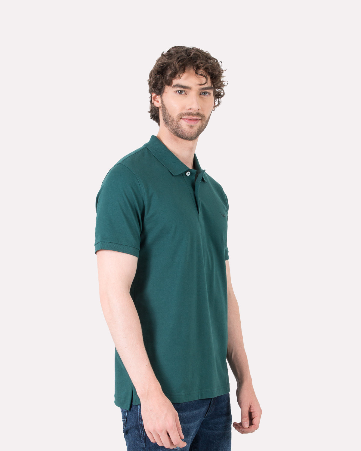 Camiseta Polo Oxford 022146 Verde