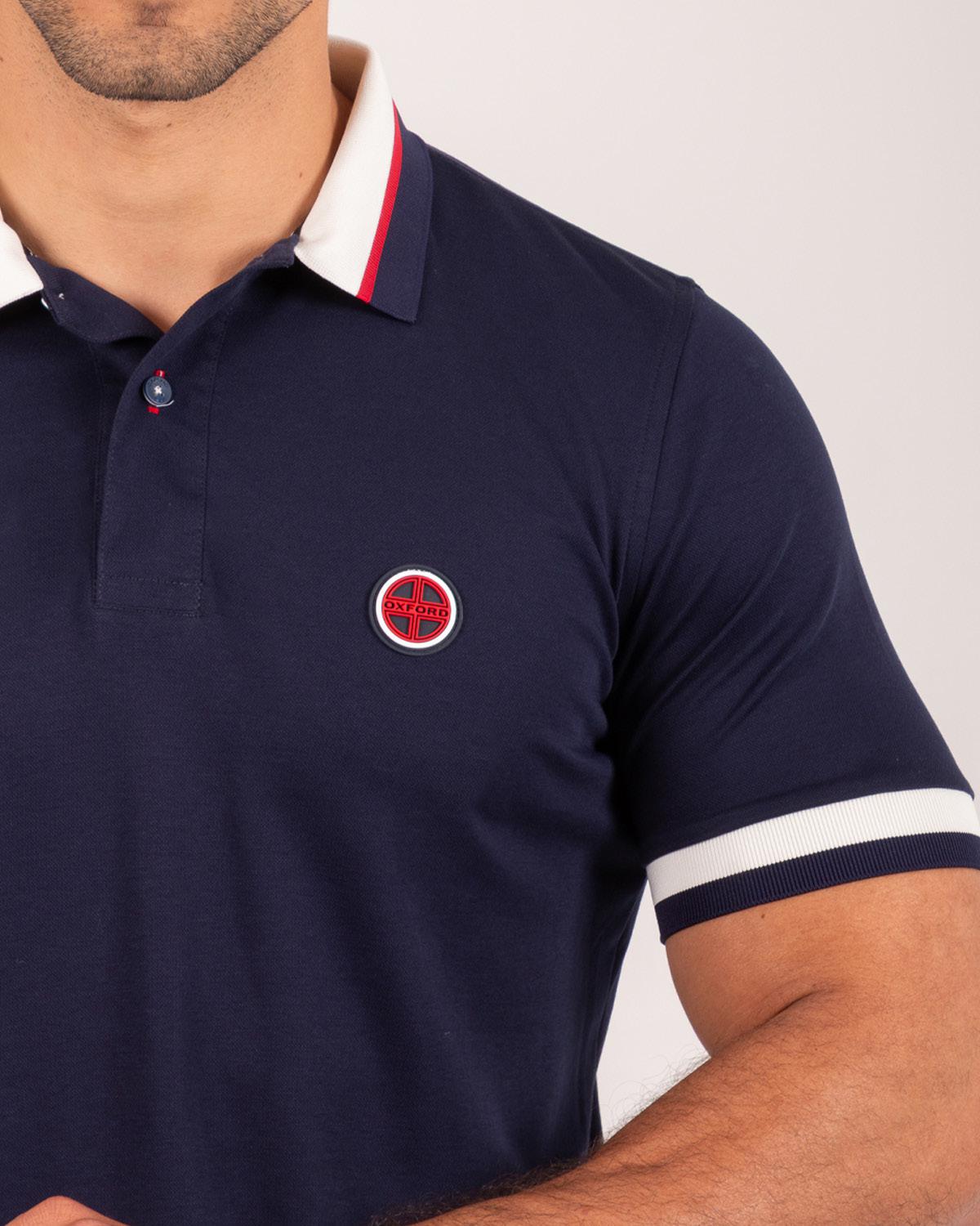 Camiseta Polo Oxford 022442 Azul Oscuro