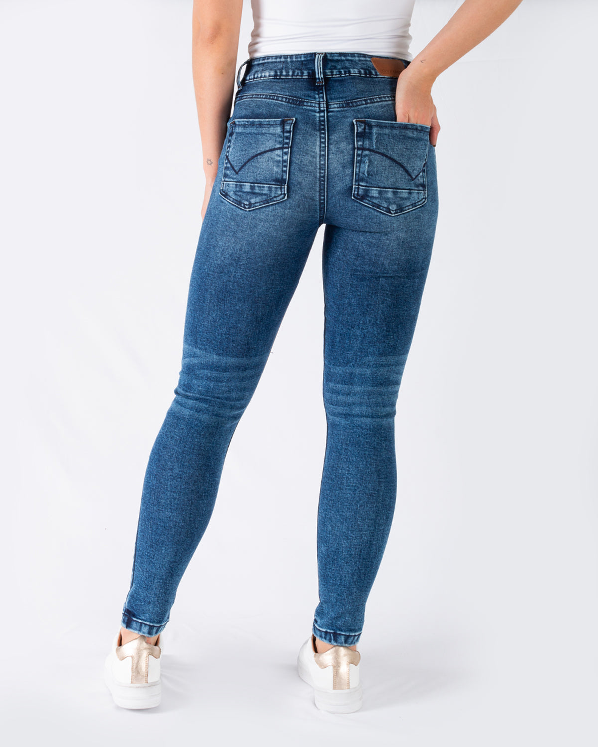 Jean Dama Oxford 041312 Azul Medio