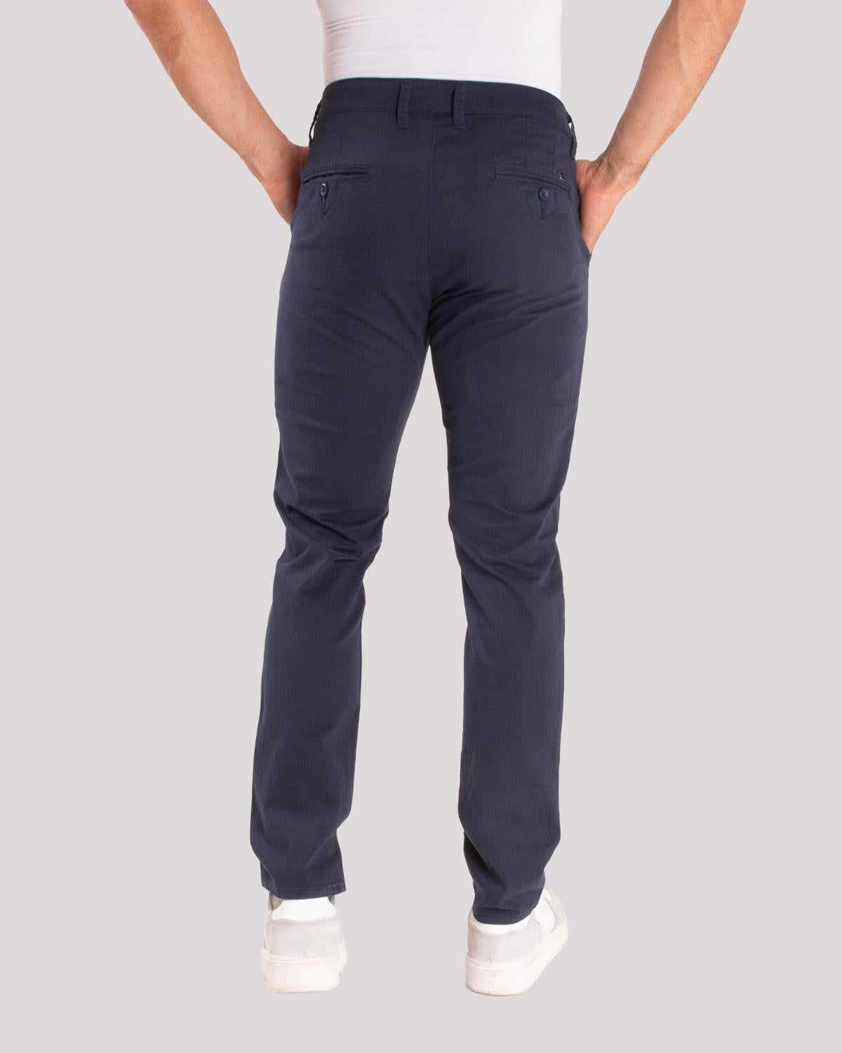 Pantalon Hombre Oxford 060737 Azul Oscuro