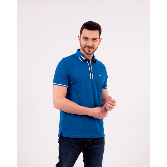 Camiseta Polo Oxford 021987 Azul Rey