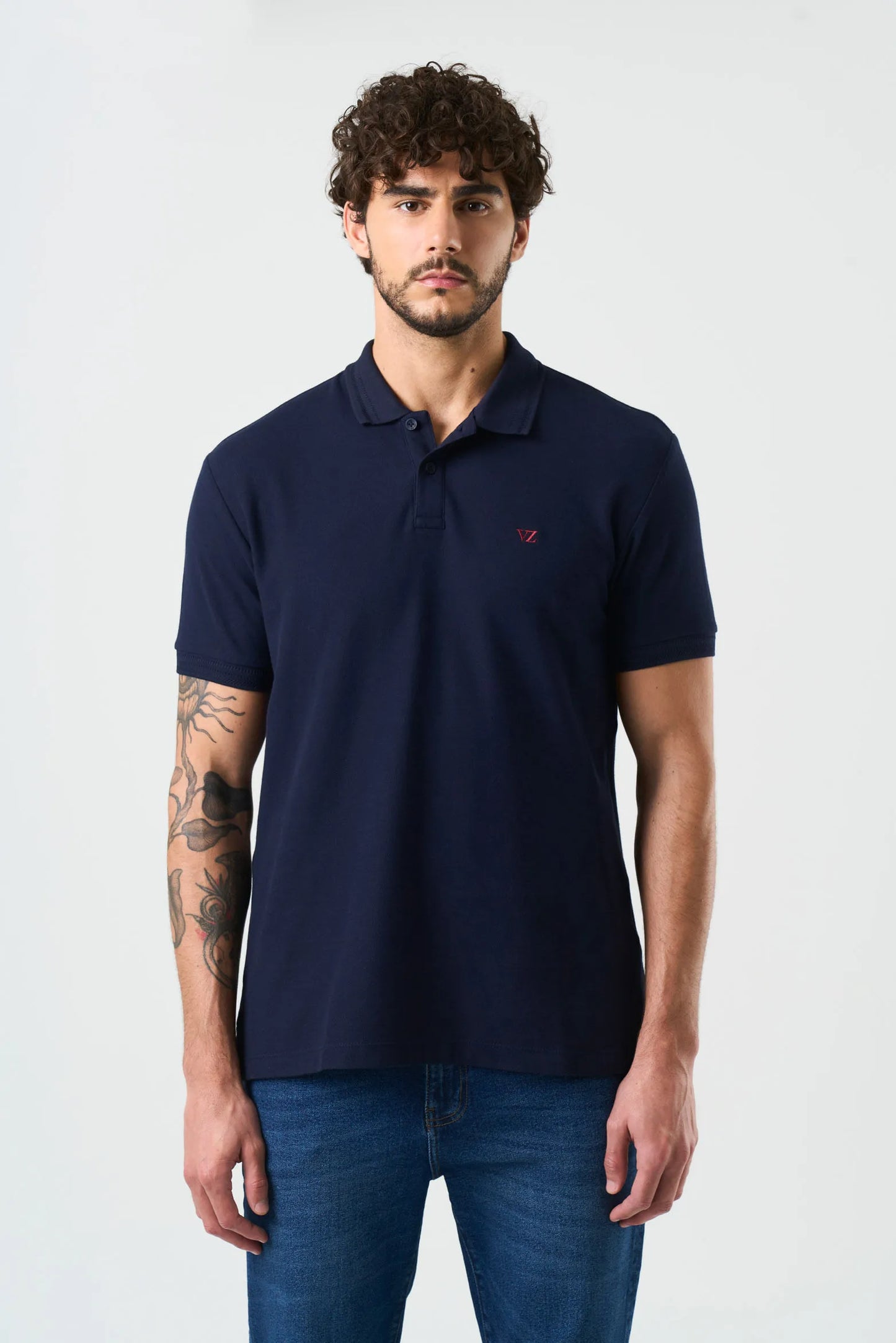 Camiseta Polo Velez Artisan 1039322 Essencial Classic Hibrido Azul Oscuro