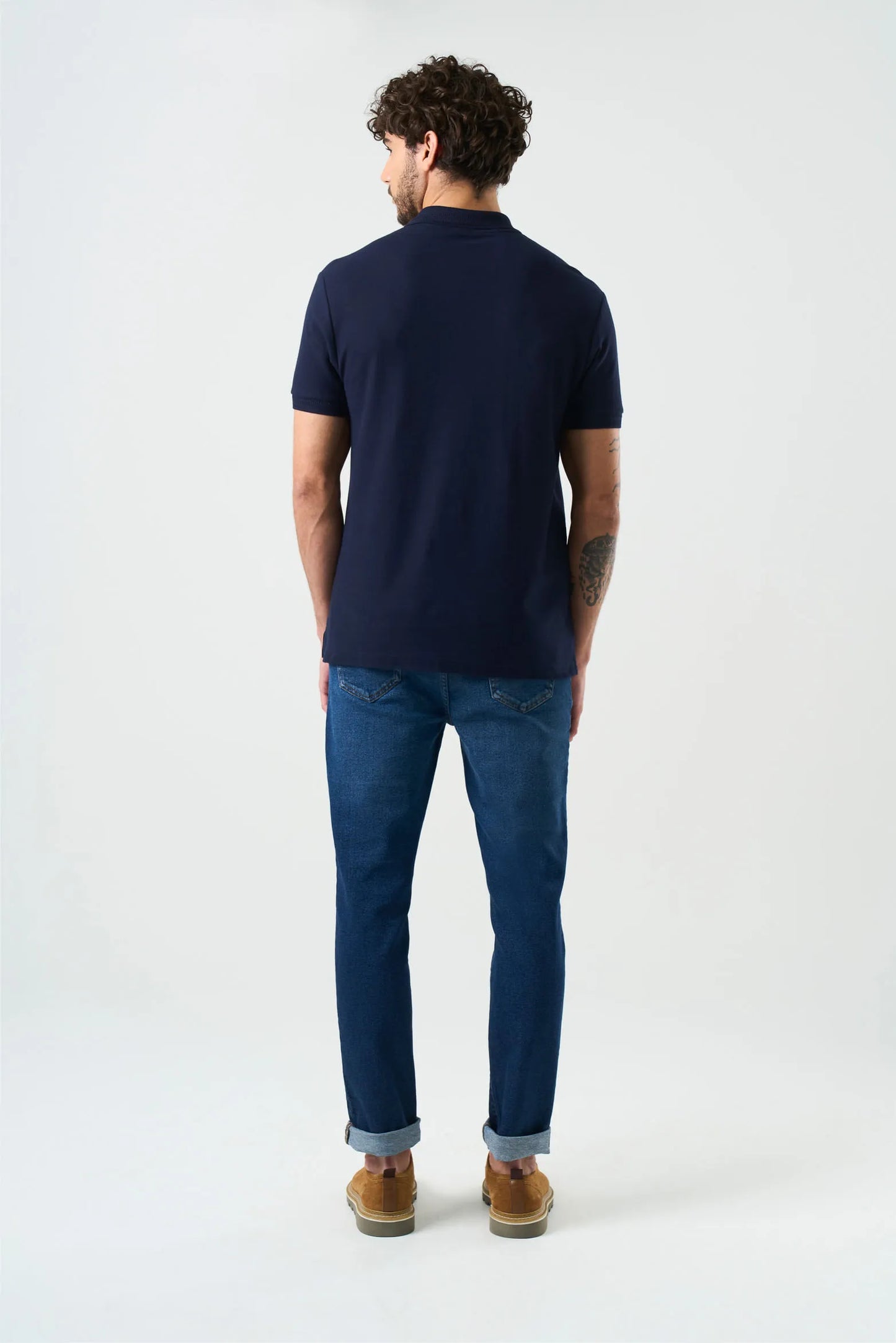 Camiseta Polo Velez Artisan 1039322 Essencial Classic Hibrido Azul Oscuro