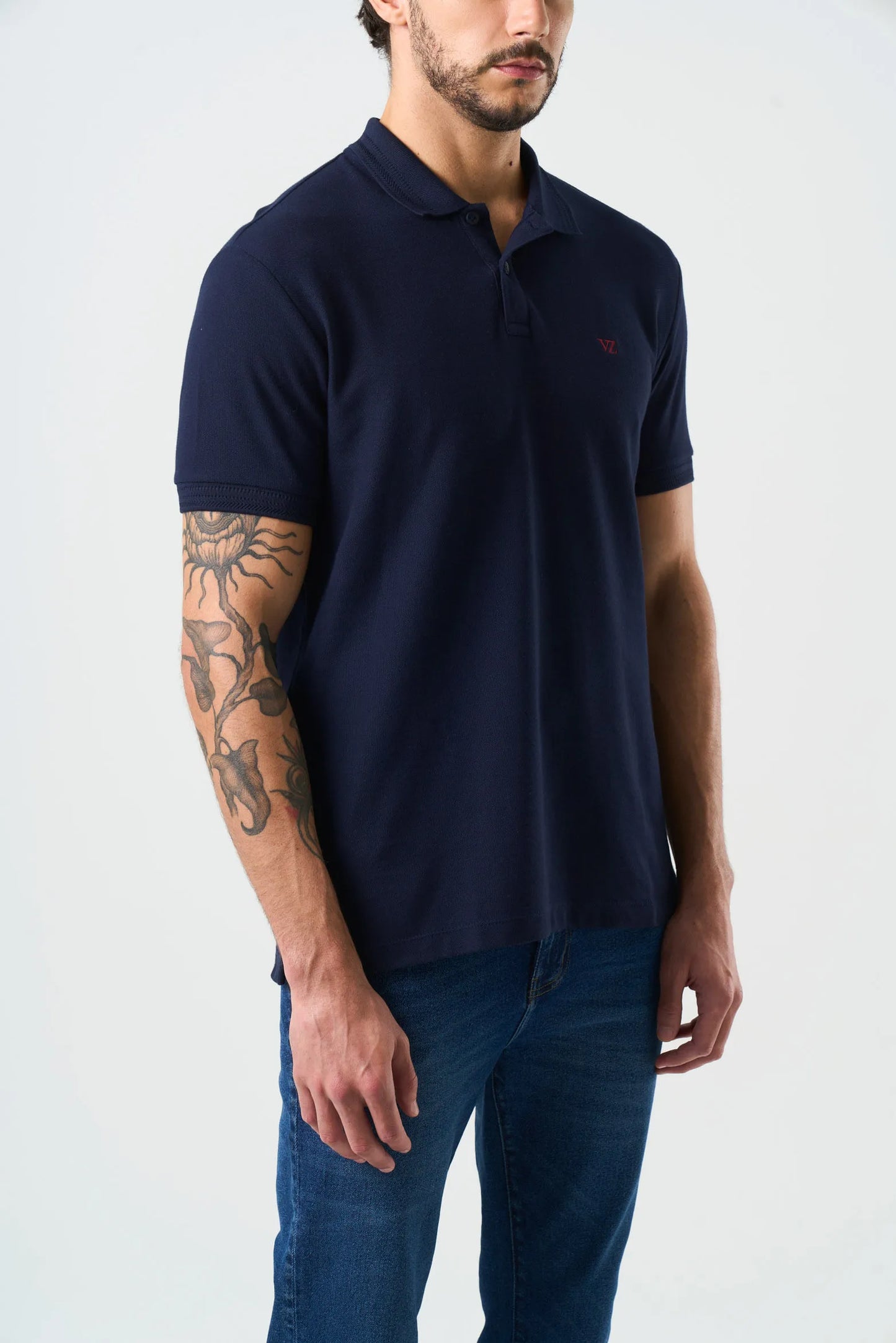 Camiseta Polo Velez Artisan 1039322 Essencial Classic Hibrido Azul Oscuro