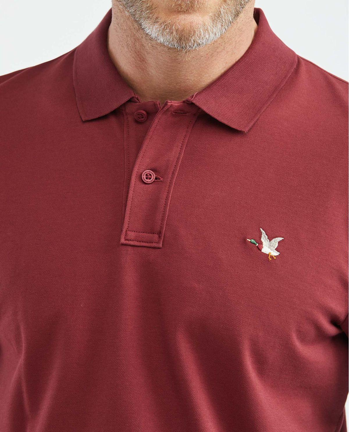 Camiseta Polo Chevignon 609D001 Slim Fit Vino Tinto