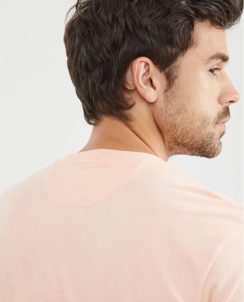 Camiseta Cuello Redondo Chevignon 641F001 Slim Fit Rosa Tropical Claro