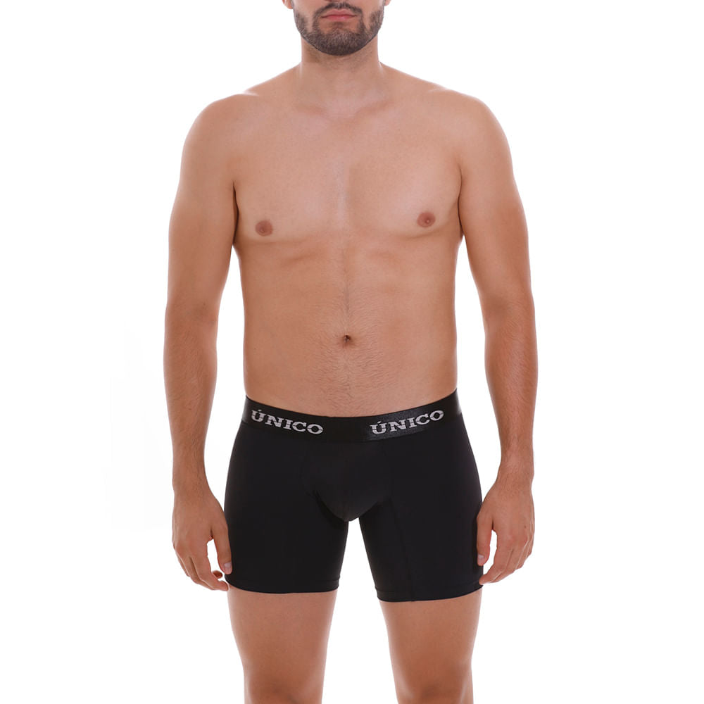 Boxer Unico Clasico Intenso M22 Medio Microfibra Negro