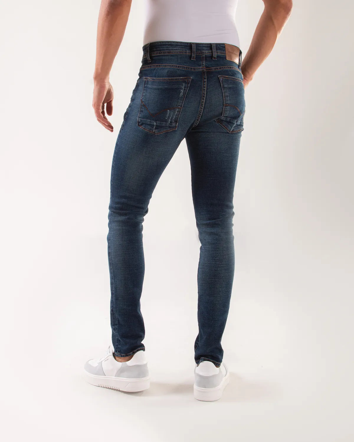 Jean Hombre Oxford 011908 Slim Fit Azul Oscuro