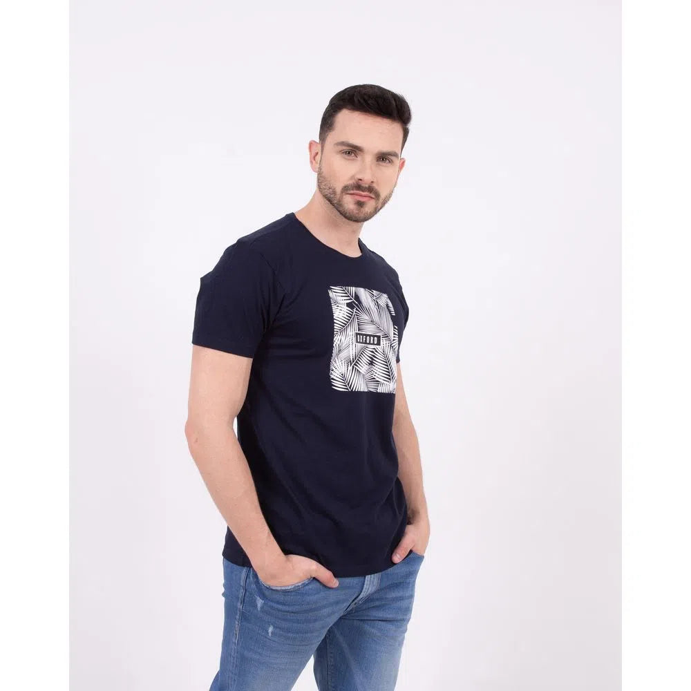 Camiseta Cuello Redondo Oxford 333444 Navy