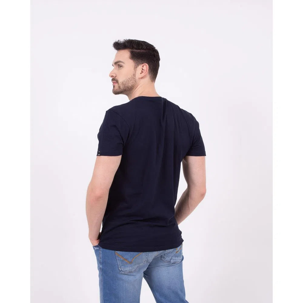 Camiseta Cuello Redondo Oxford 333444 Navy