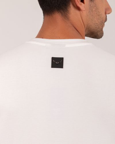 Camiseta Cuello Redondo Oxford 333688 Blanco