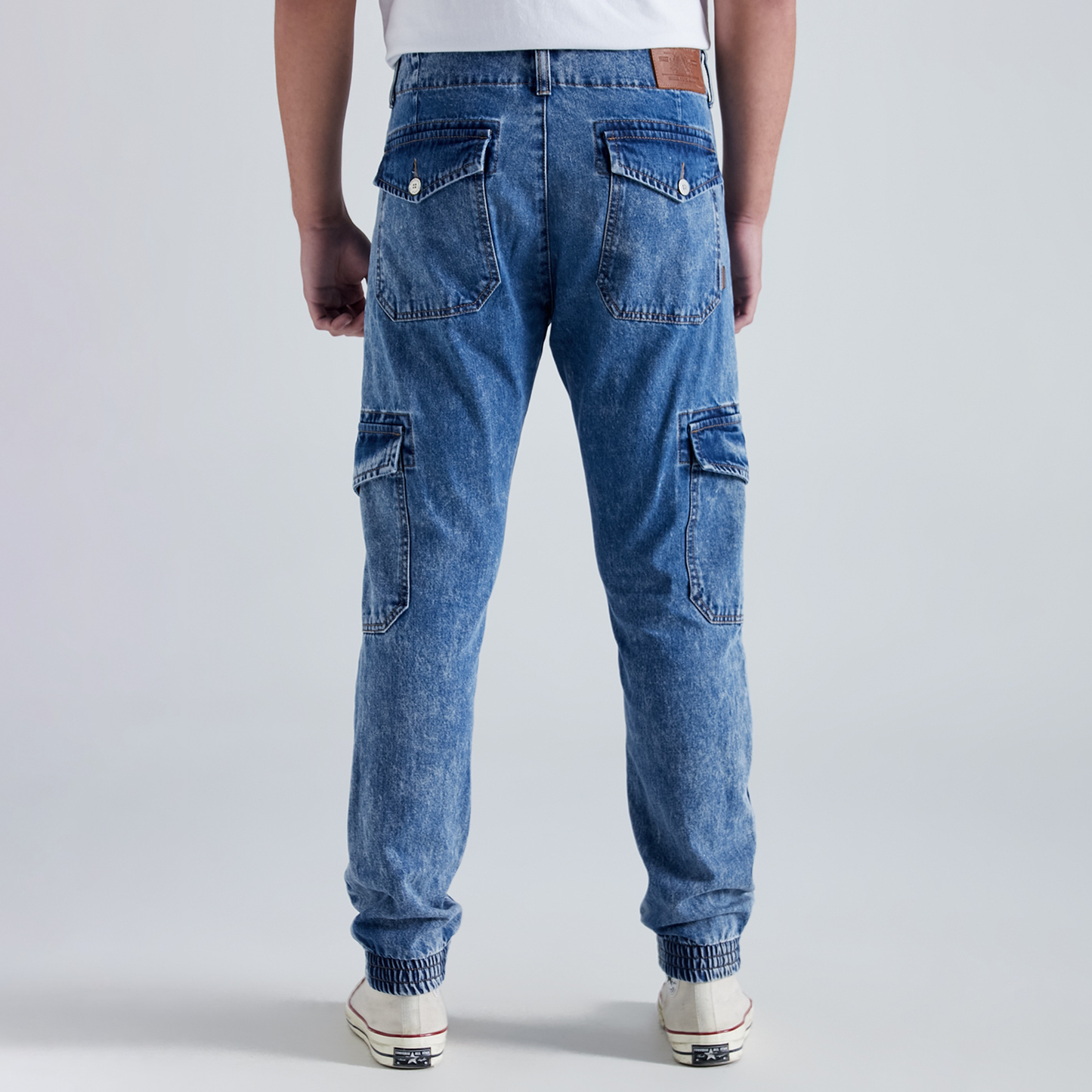 Jean Hombre Americanino 531E903 Jogger Cargo Azul Medio