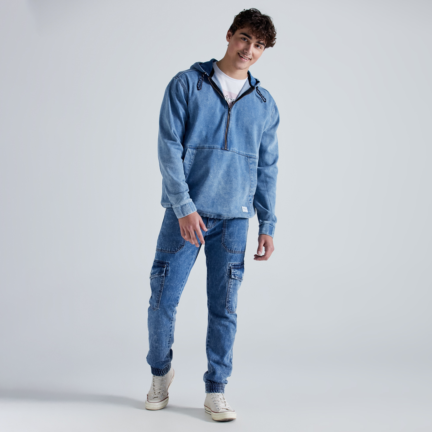 Jean Hombre Americanino 531E903 Jogger Cargo Azul Medio