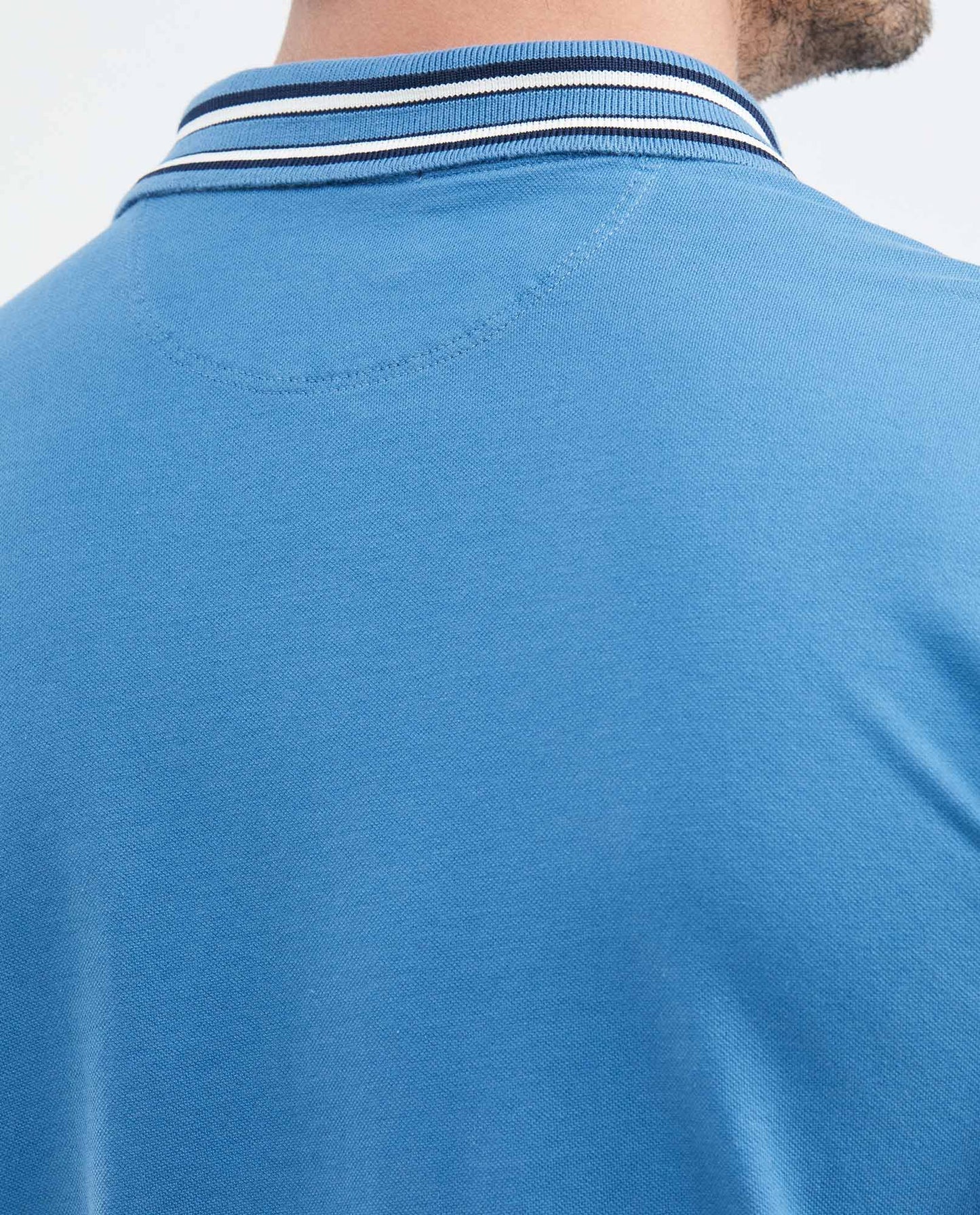 Camiseta Polo Chevignon 609E028 Slim Fit Azul Medio
