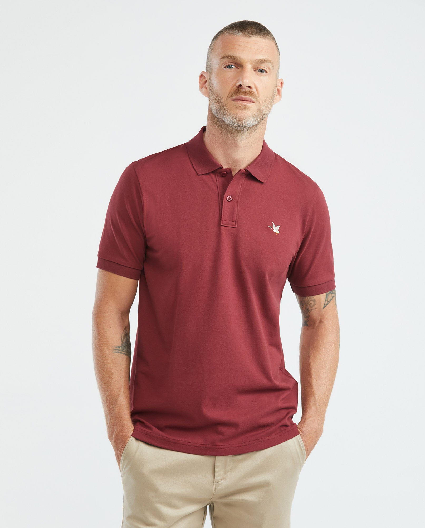 Camiseta Polo Chevignon 609D001 Slim Fit Vino Tinto – Valentina