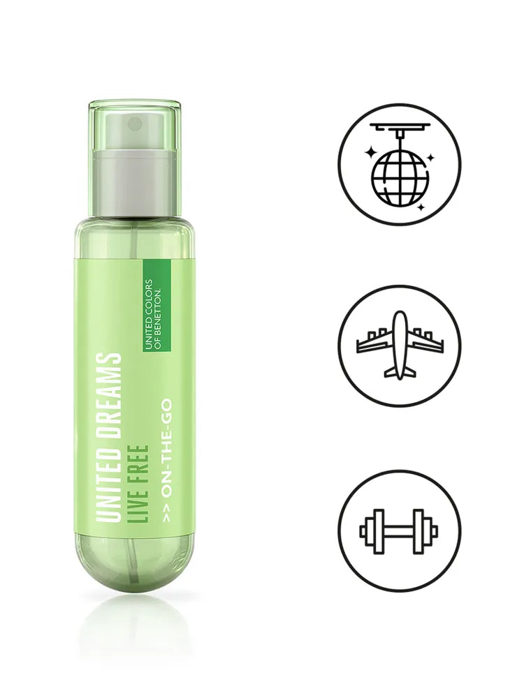 Perfume Benetton United Dreams Live Free On The Go 30 ml EDT