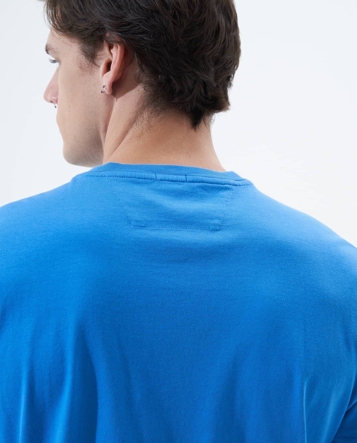 Camiseta Cuello Redondo Americanino 841F002 Slim Fit Azul Legion