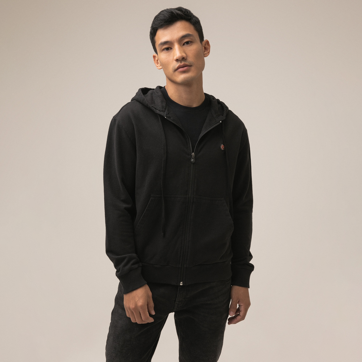 Chaqueta Capota Hombre Americanino 880D003 Algodon Negro