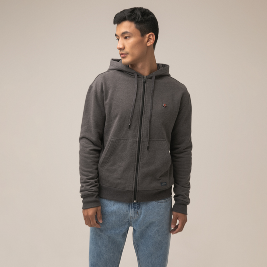 Chaqueta Capota Hombre Americanino 880D004 Algodon Gris Jaspe