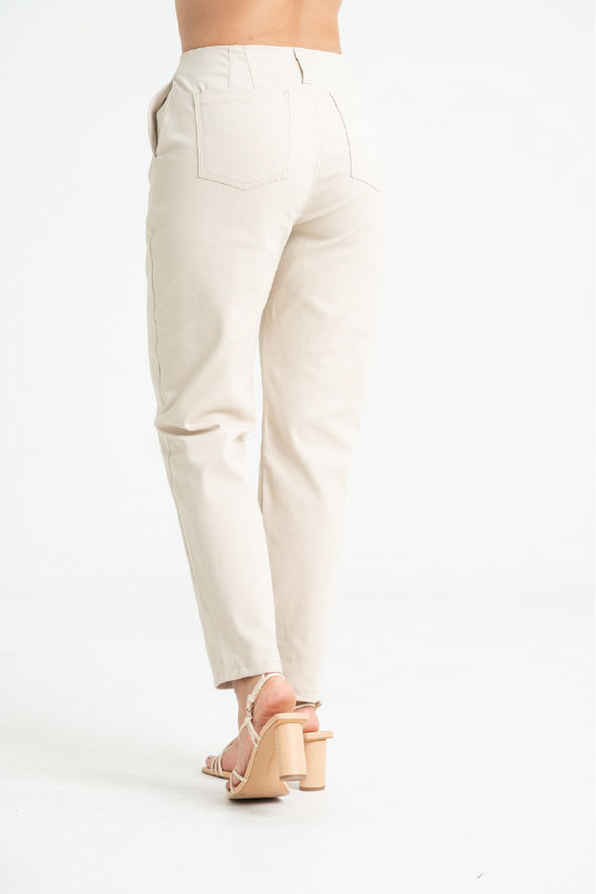 Pantalon Dama Ragstyle Pf31310659 Beige Claro