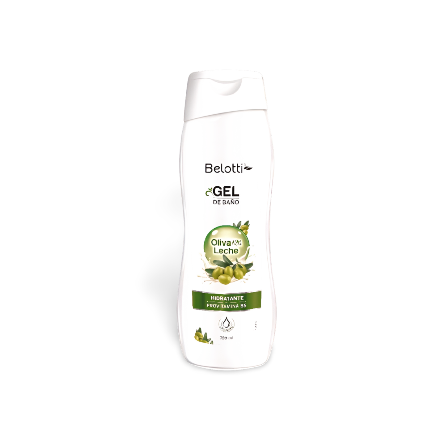 Belotti Gel De Baño Oliva & Leche Hidratante 750 ml