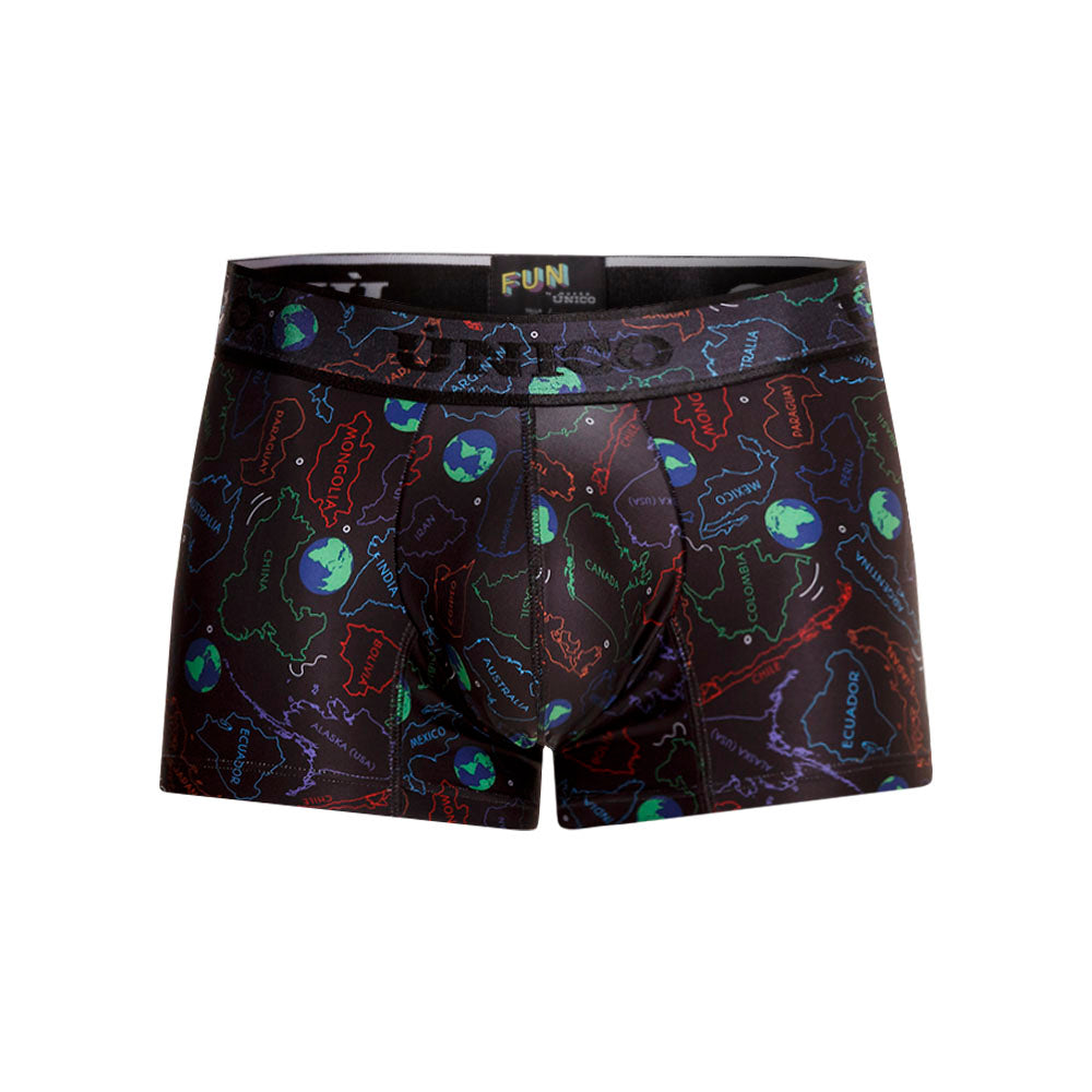 Boxer Unico Fun Geografia Medio Microfibra