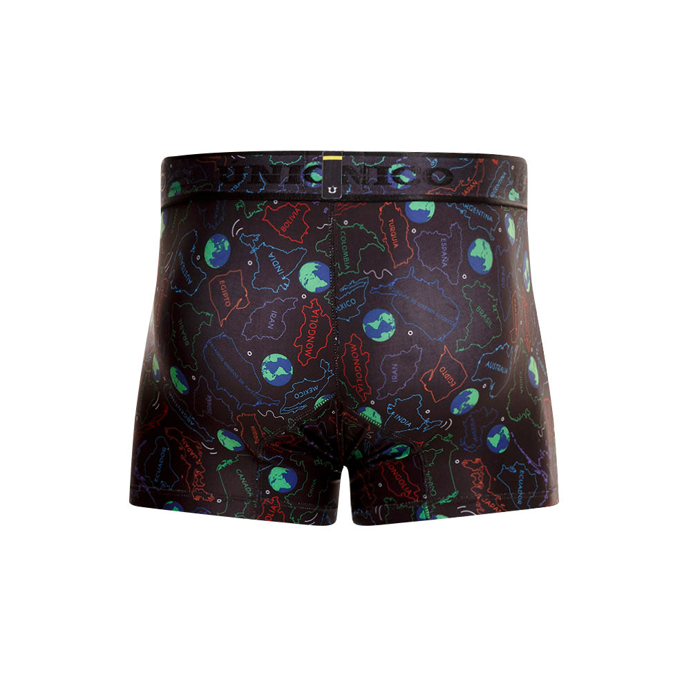 Boxer Unico Fun Geografia Medio Microfibra
