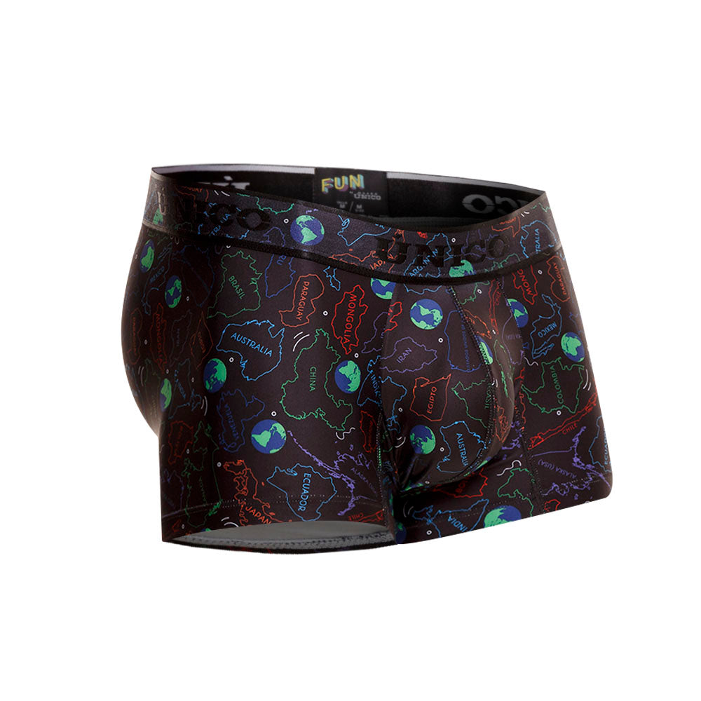 Boxer Unico Fun Geografia Medio Microfibra