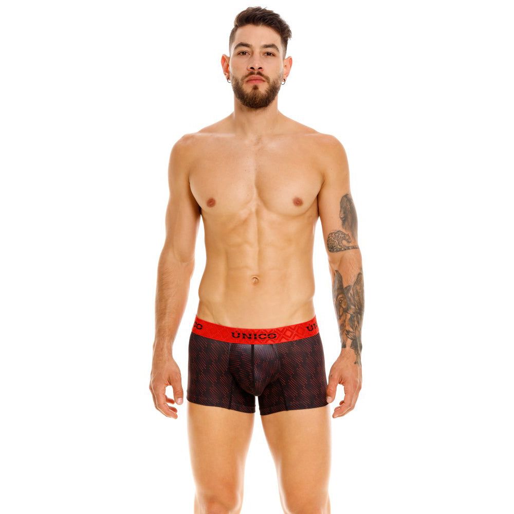 Boxer Unico Semitono Corto Microfibra Microperforado