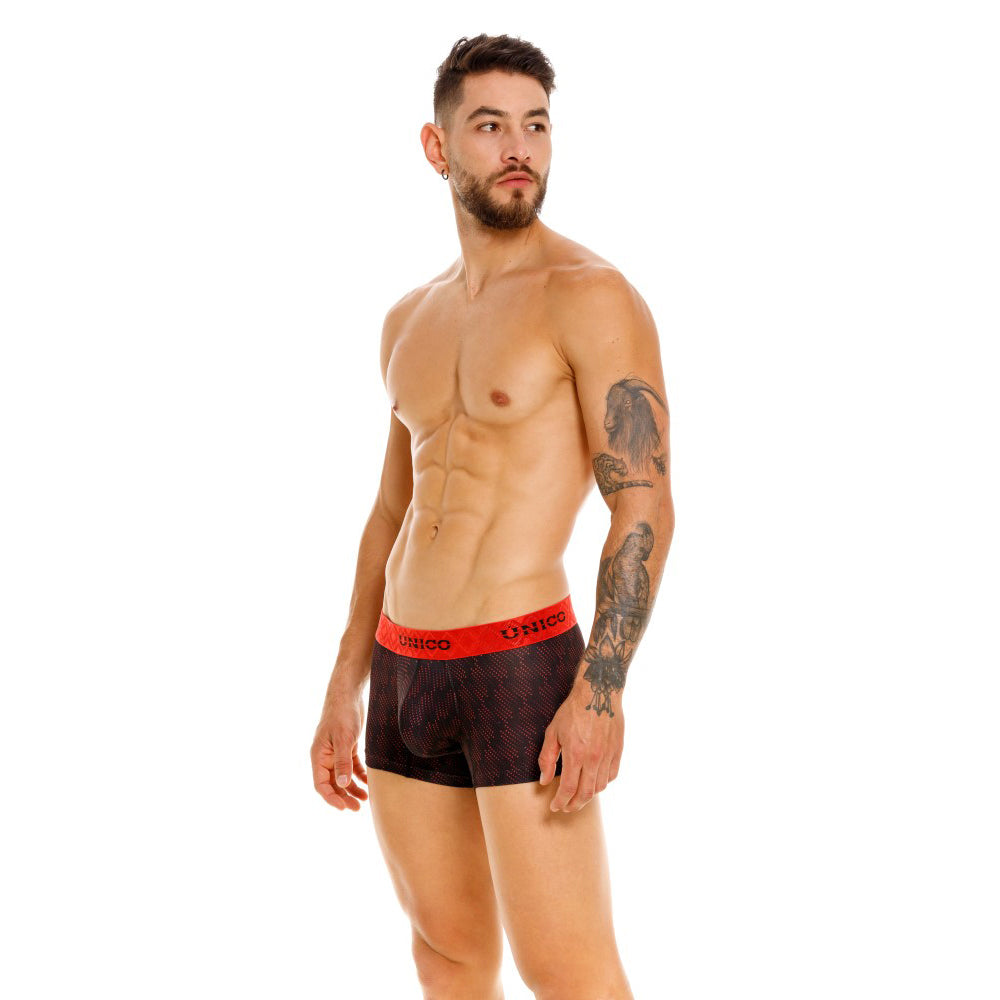 Boxer Unico Semitono Corto Microfibra Microperforado