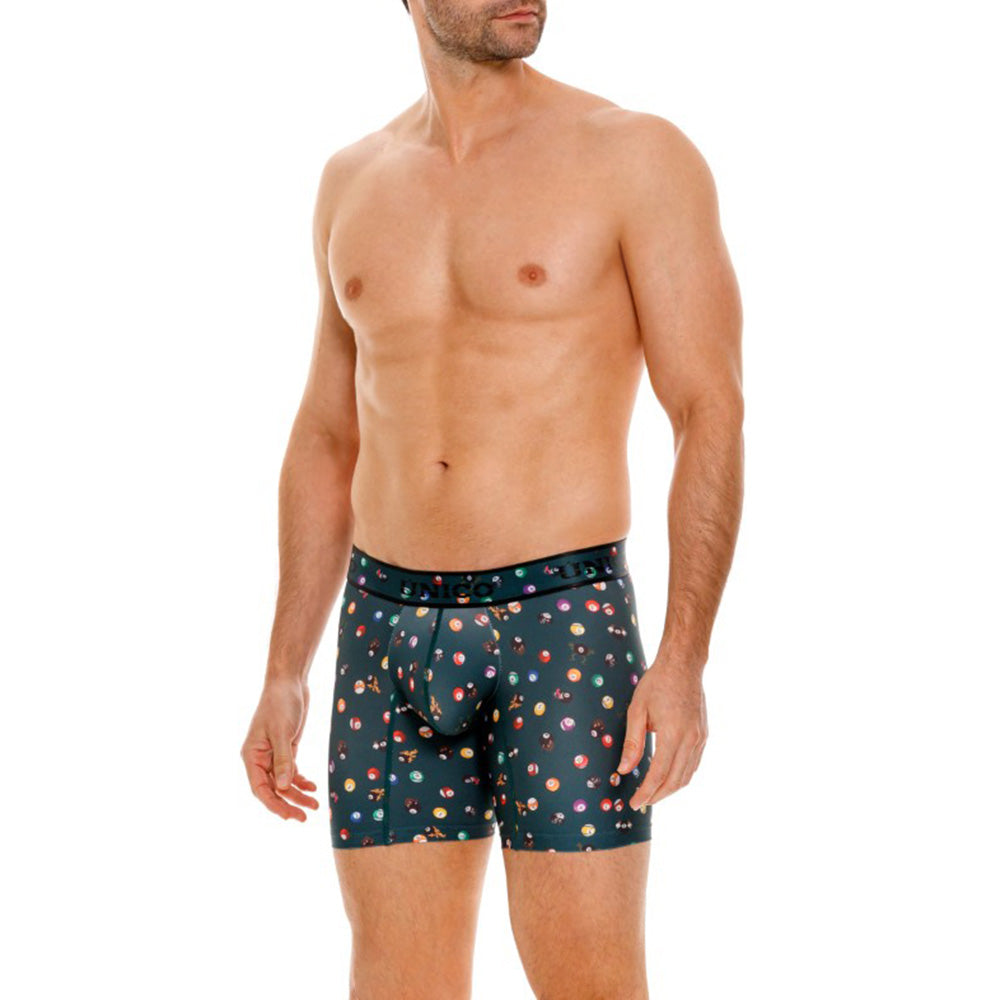 Boxer Unico Fun Billar Medio Microfibra