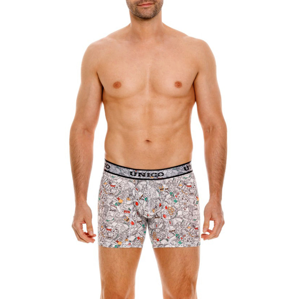 Boxer Unico Fun Botana Medio Microfibra