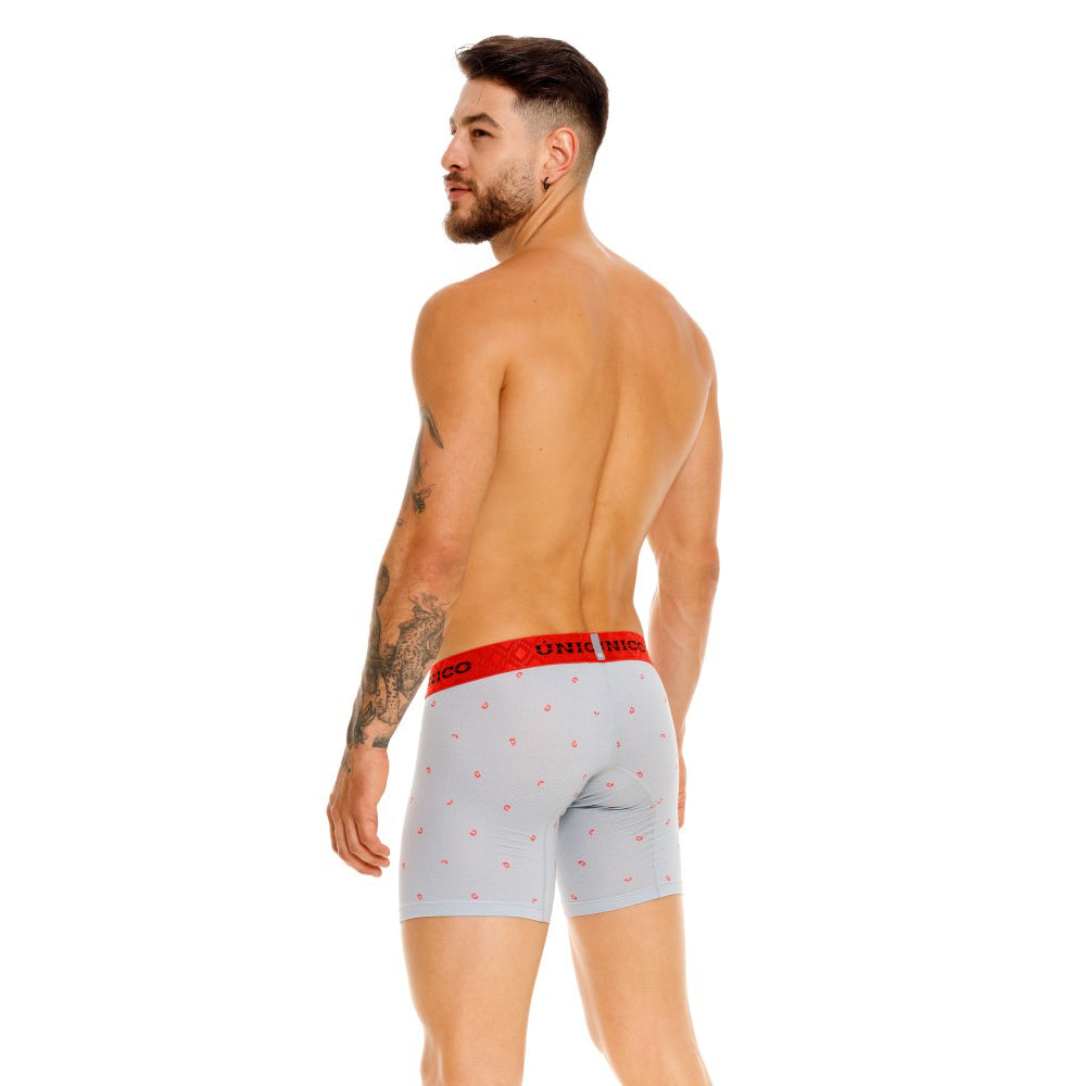 Boxer Unico Circulos Medio Microfibra Microperforado