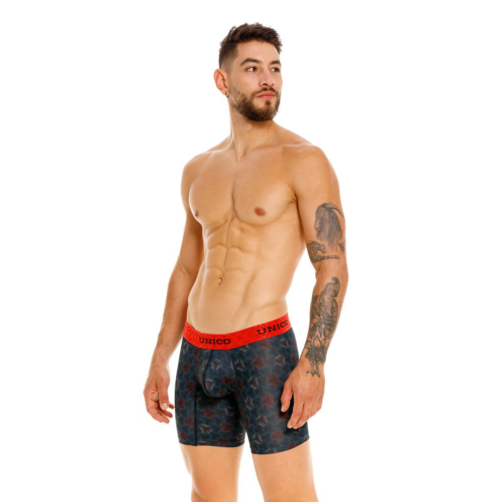 Boxer Unico Cuboide Medio Microfibra
