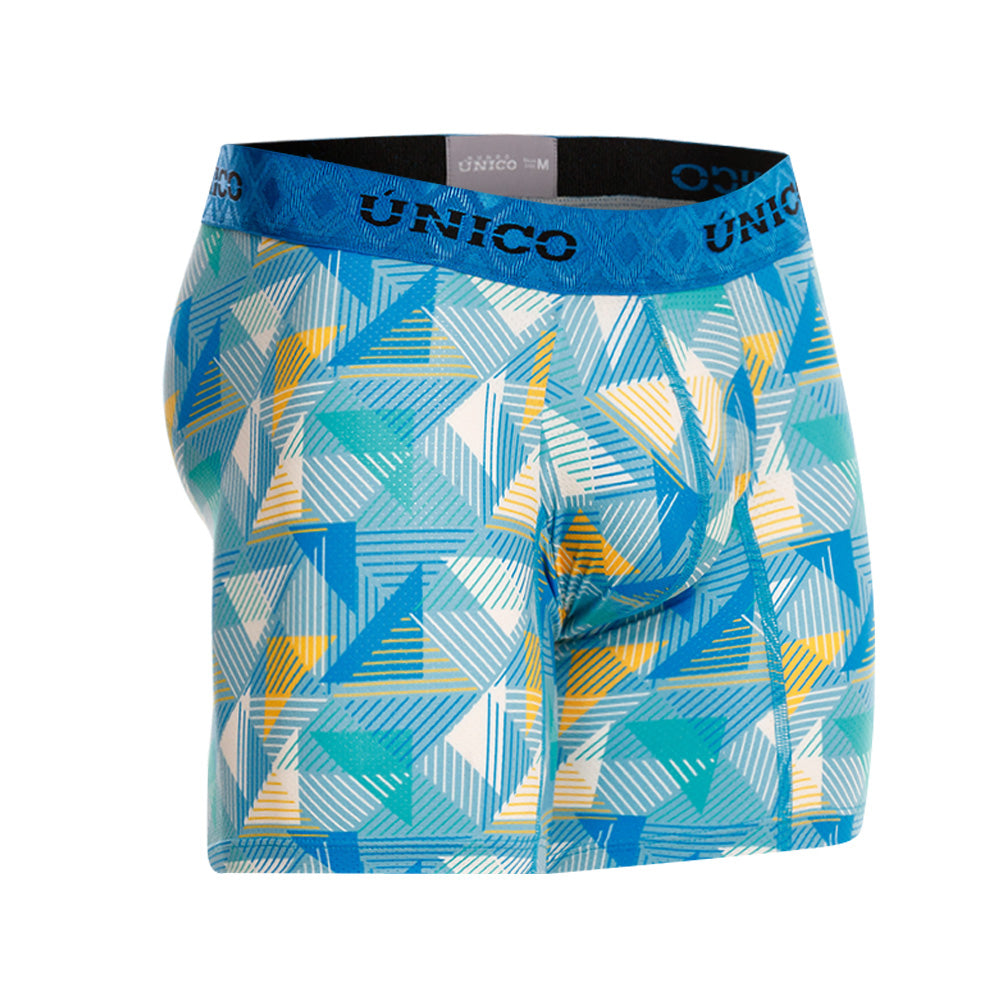 Boxer Unico Escaleno Medio Microfibra Microperforado