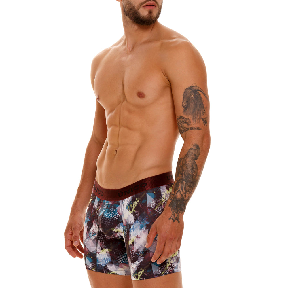 Boxer Unico Hexagono Medio Microfibra