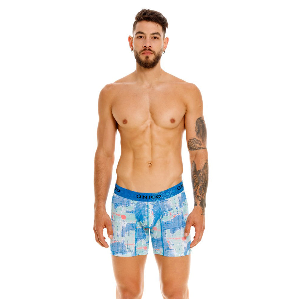 Boxer Unico Plano Medio Algodon