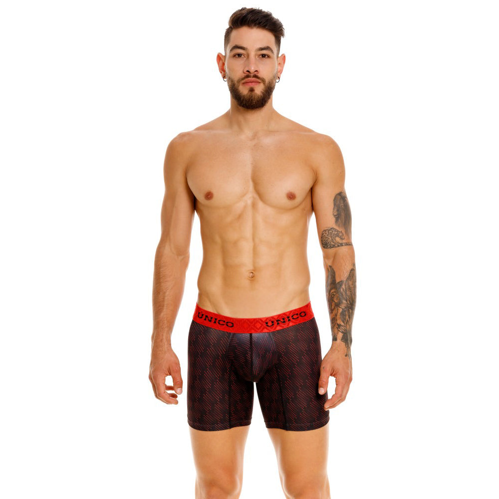 Boxer Unico Semitono Medio Microfibra Microperforado