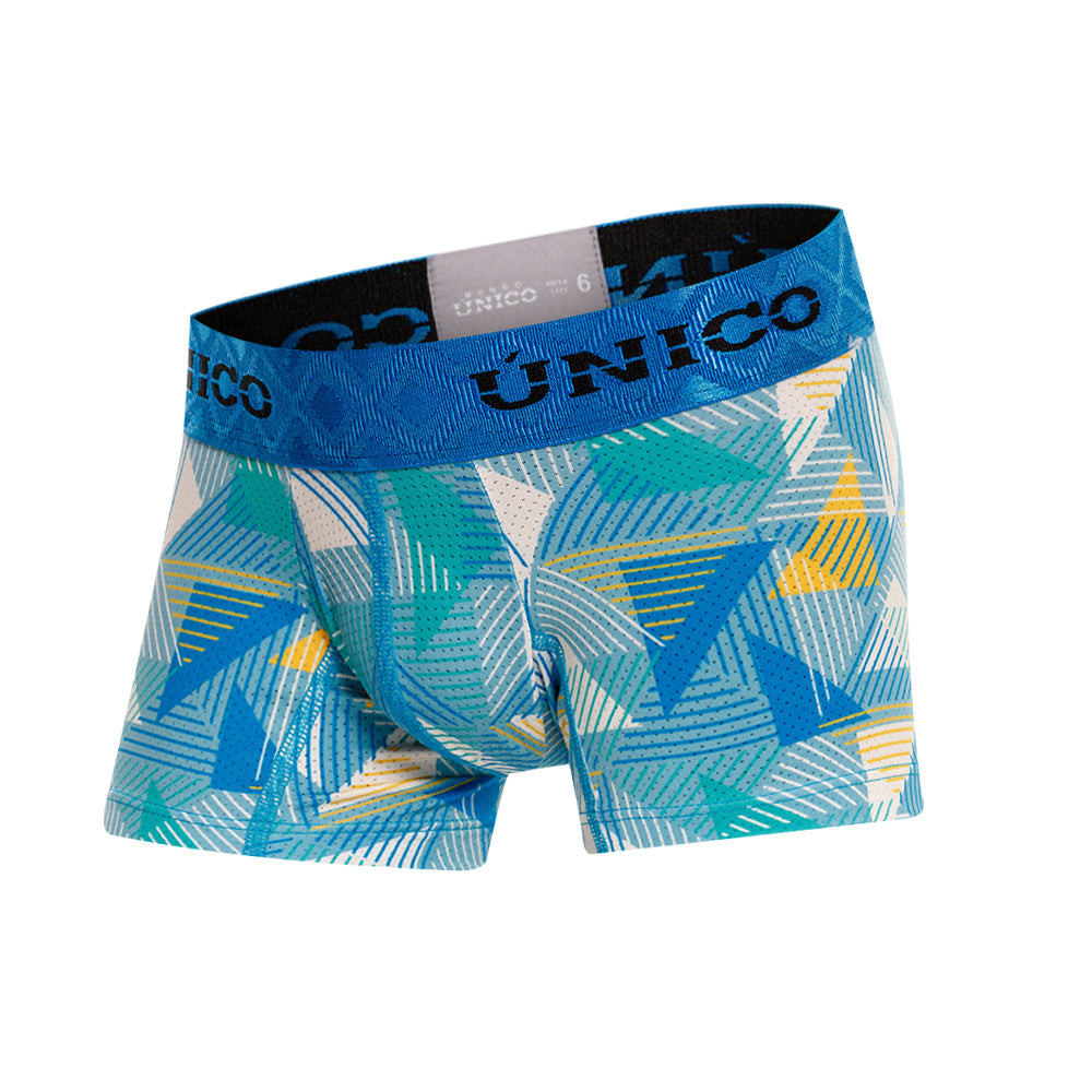 Boxer Unico Junior Escaleno Medio Microfibra Microperforado