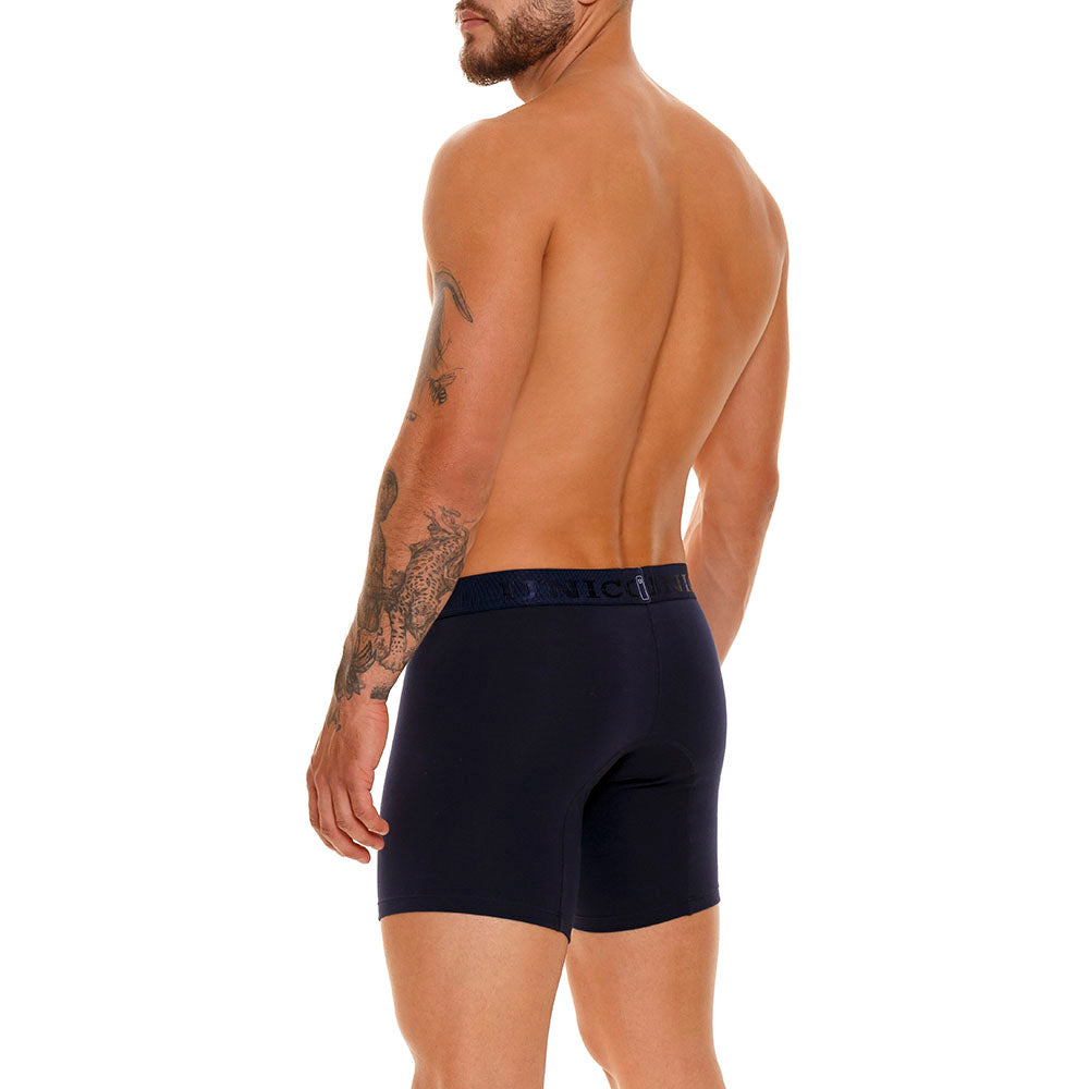 Boxer Unico Clasico Ebano A23 Medio Algodon Azul Oscuro