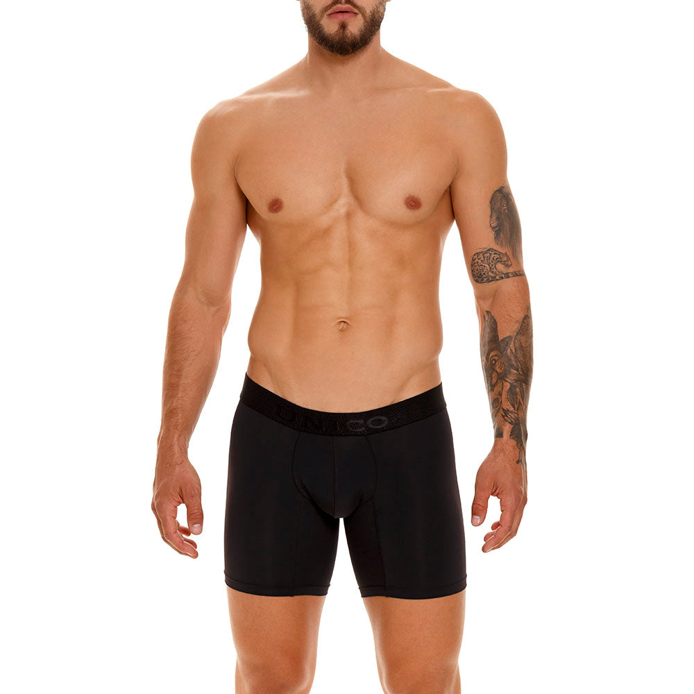 Boxer Unico Clasico Roble M23 Medio Microfibra Negro